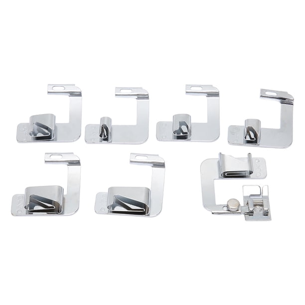 Prensatelas para dobladillo enrollado, multifuncional, para máquina de coser con dobladillo enrollado, juego de prensatelas para kit de prensatelas para dobladillo.