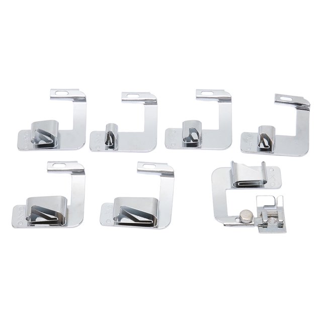 Prensatelas para dobladillo enrollado, multifuncional, para máquina de coser con dobladillo enrollado, juego de prensatelas para kit de prensatelas para dobladillo.