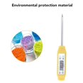 thumbnail image 3 of Food Thermometer Barbecue Tools,Portable,Meat Thermometers for Cooking, Digital Electronic Pocket Th Yellow ABS, stainless steel, 3 of 7