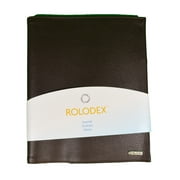 Rolodex Business Journal 50 Pages low Profile Professional Brown Leather 1733086