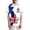 White6, variant on Boys UK Polo Shirt Short Sleeve Union Jack Flag Print Casual Collared Top for Kids Travel London Souvenir (3-14 Years)