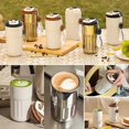 thumbnail image 4 of Coffee Thermos with Temperature Display, Stainless Steel Water Bottle for Hot Drinks, 450ml, Portable Vacuum Insulated Travel Mug, for Home, Car, Offi, 4 of 5