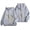 Grey, variant on Unisex Skeleton Graphic Zip Up Hoodie Oversized Streetwear Jacket Khaki S