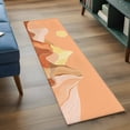 thumbnail image 5 of Mountain Line Kitchen Runner Rug 2x6 Washable Runners for Hallway Non Slip Boho Minimalist Landscape Art Sun Orange Large Area Rug Indoor Floor Carpet for Bathroom Laundry Entryway Bedroom, 5 of 7