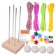 thumbnail image 4 of Kit para hacer pulseras de paracord, juego de manualidades de crochet, manualidades fáciles, manualidades lindas, bricolaje, tejido 2, 4 of 9