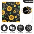 thumbnail image 4 of Coolnut Golden Sunflowers Dishwasher Magnet Cover for The Front Door,Reusable Refrigerator Door Decor Magnet Sticker for Kitchen Home Decor 23" x 26", 4 of 6