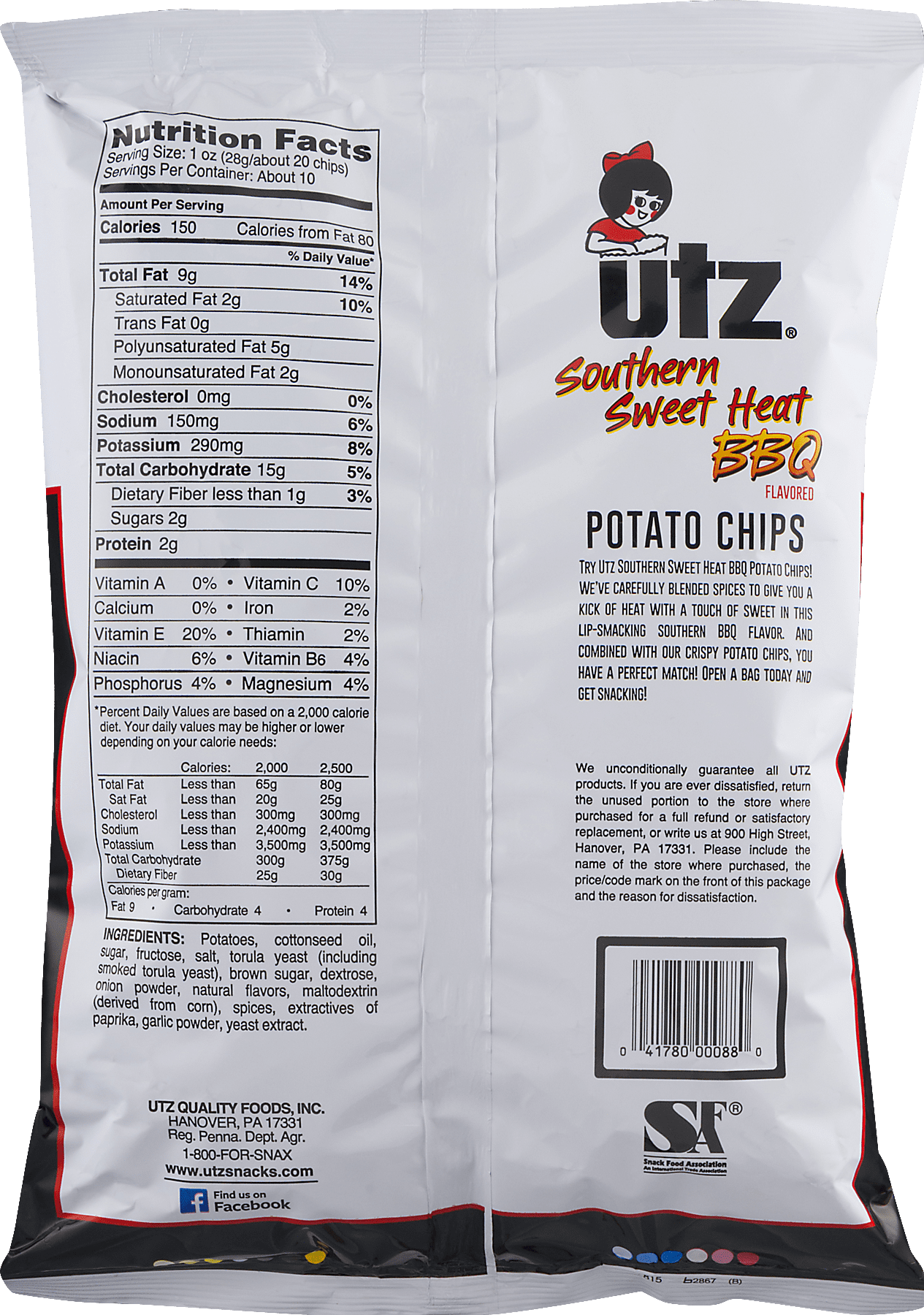 utz sweet heat bbq