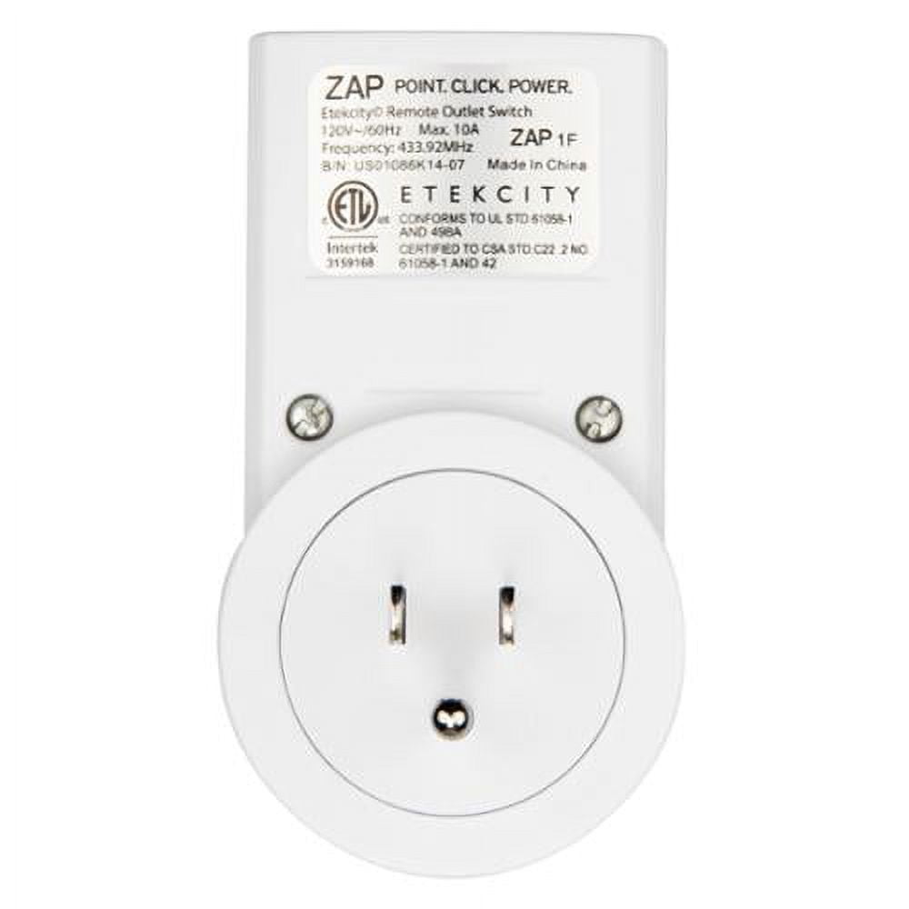 Etekcity® 5 Pack Auto-programmable Wireless Remote Control Outlet Plug