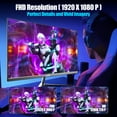thumbnail image 6 of Gawfolk 24.5 inch Gaming Monitor 180hz/165hz FHD(1080P) Computer Monitors Black, 6 of 6