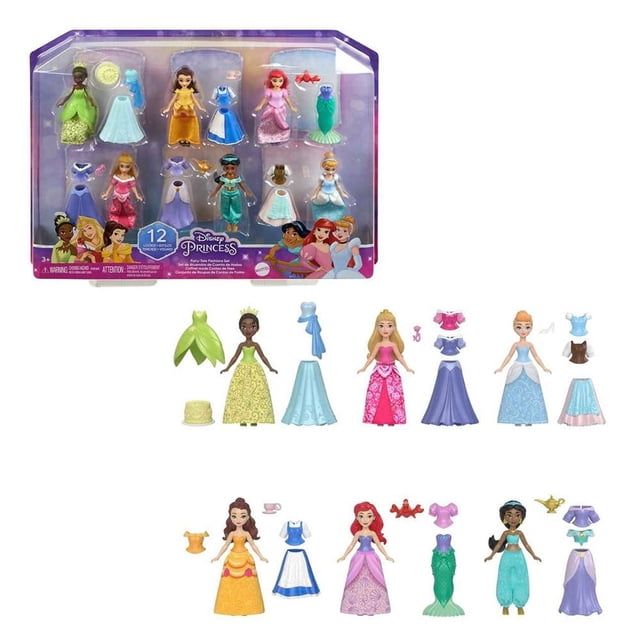 Set de Muñecas Disney Princesa Disney Princesa Colección Atuendos Reales