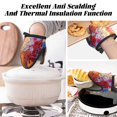 thumbnail image 7 of Pofeuu Trio Of Dripping Cones Print Thickened Mini Silicone Oven Mitts Heat Resistant, Rubber Oven Mitt Gloves, Finger Pinch Grips, Pot Holder, Silicone Potholder, 7 of 7
