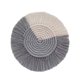 thumbnail image 1 of Decoración De Mesa [Yue Xinghui] Propiedad Intelectual Procesada Cuerda De Algodón Tejida A Mano Posavasos Borla Mantel Almohadilla De Aislamiento Gris Diámetro 18 Cm ANGGREK Otros, 1 of 8