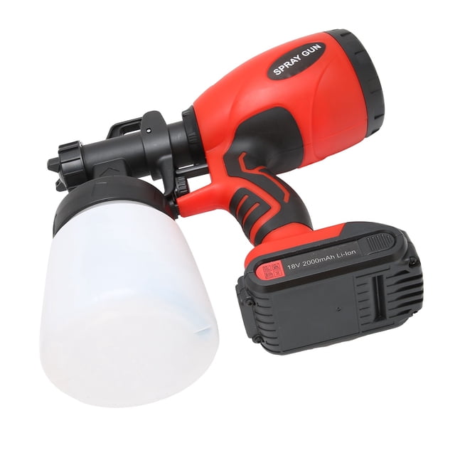 Pulverizador de pintura eléctrico, pistola de pulverización eléctrica de alta potencia con contenedo ca ligera para pintar casas(US) pistola de pintura Spptty mejoras para el hogar