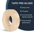 thumbnail image 4 of Uxcell Edge Banding, Wood Veneer Tape Pre-glued Plywood Edge Banding with Hot Melt Adhesive for Furniture Restoration Red Oak 7/8 inch x 25 ft, 4 of 7