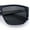 Navy - Black, variant on Polarized Mens Flat Top Sport Plastic Geometric Rectangle Sunglasses [Navy - Black]