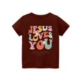 thumbnail image 5 of Jesus Shirts for Kids Christian Graphic Tees for Girls Religious God Tshirts Inspirational Bible Verse Cute T-Shirts, 5 of 5