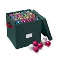 thumbnail image 5 of Elf Stor Premium Green Christmas Ornament Storage Chest for 64 Balls w/ Dividers, 5 of 7