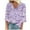 Purple Blouses, variant on Jsaierl Short Sleeve Tops for Women Summer Holiday Shirts V Neck Workout Tunic Blouses Trendy Print T Shirts Top S-2XL
