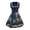 wei163-Dark Blue-Womens Dress, variant on Oktoberfest Bavarian Dress Women's Dirndl Dress German Plaid Maid Halloween Party Outfits