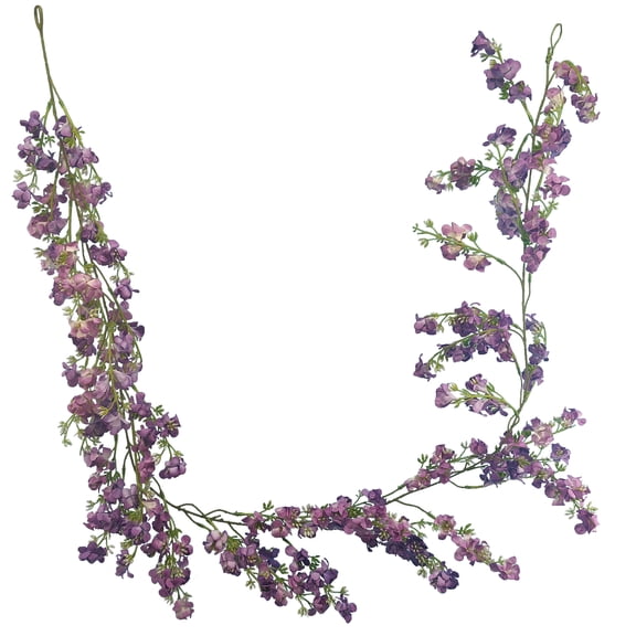 6ft. Purple Blossom Garland by Ashland  - Spring Floral for Crafting and Home Decor