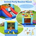 thumbnail image 3 of Veeboto Inflatable Bounce House with Blower, Bouncy Castle with Slide, Jumping Area, Ball Net, Animal Party Jumping House for 2-6 Years, Indoor & Outdoor, 3 of 10