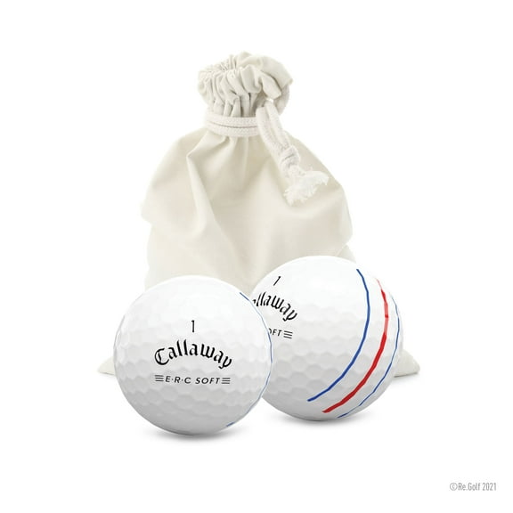 Callaway ERC Soft - Quantity 12 in Eco-Friendly Bag (Professionally Recycled)