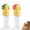 Green+Red, variant on Kids Water Bottle Spout Conversion Cap with Straw, Spill-Proof Silicone Flip-Top Adapter, Universal Reusable Fit for Juice & Beverages