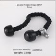 thumbnail image 3 of Multi-Functional Double-Head Resistance Rope for Biceps, Triceps & Deltoids – 70CM Black Strength Training Tool with Durable Material, Adjustable Intensity & Space-Saving Design, Ideal for Home Gyms, 3 of 5