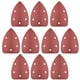 thumbnail image 1 of Lija de Detalle Triangular Lijas de Lijado Almohadillas de Lijado Variadas 5 Agujeros 800 Granos 10pcs, 1 of 5