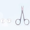 thumbnail image 3 of Eyebrow Trimmer For Women， Mini Cuticle Scissors Small Scissors Professional Eyebrow Trimmer， For Manicure Beard, 3 of 8
