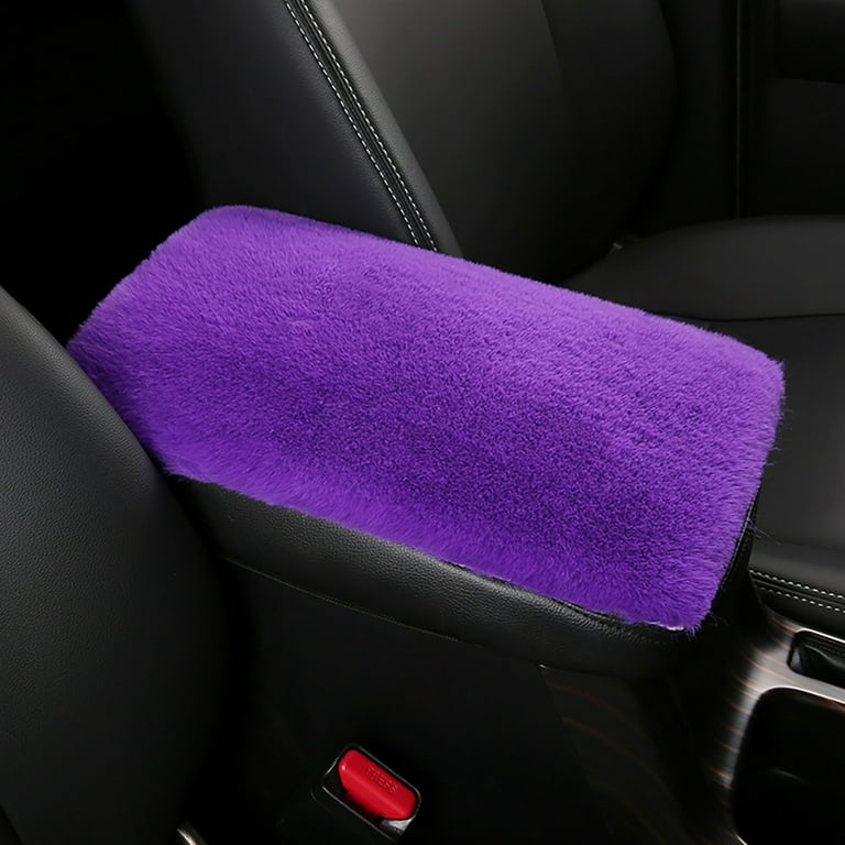 Ykohkofe Furry Car Armrest Cover Car Center Console Cover Pad Car Soft Console  Pad Wool Armrest Seat Box Cover Protector Universal Fit For Most Vehicles  Restorer for Cars Trim for Car Exterior 