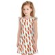 thumbnail image 1 of Fotbe Carrot Vestido de Dormir para Niñas de 3 a 10 Años, Mangas Cortas, Estilo Princesa, Pijama Camisón con Mangas Voladas-Large, 1 of 6