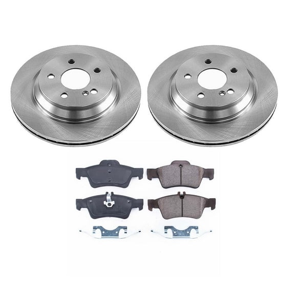 Ultimate Brakes Rear Ceramic Brake Pad and Rotor Kit with Hardware WM80967