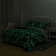 thumbnail image 5 of Your Zone Glow in the Dark 7-Piece Gamer Bedding Set for Kids with Fabric Storage Bag, Full, 5 of 12