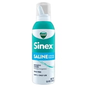 Vicks Sinex Saline Nasal Spray, Nasal Decongestant for Sinus Relief, 5 oz