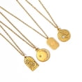 thumbnail image 5 of Giaone Stylish Women's Necklace with Star Pendant and Pearls Chain 18K Gold Plated, 5 of 15