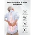 thumbnail image 2 of Deep Tissue Massager with Multi-Mode Technology, Heat & Light Therapy, Targeted Relief for Sciatic Nerve & Lower Back Pain (White), 2 of 5