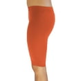 thumbnail image 2 of Vivian's Fashions Legging Shorts - Biker Length, Misses Size (Orange, 2X), 2 of 3