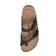 thumbnail image 5 of CUSHIONAIRE Sandalia Mujer Luna Plantilla Corcho con +Comfort NAPA NEGRA 8, 5 of 5