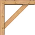 thumbnail image 3 of Ekena Millwork 5 1/2"W x 28"D x 28"H Traditional Block Smooth Bracket w/ Offset Brace, Western Red Cedar, 3 of 25