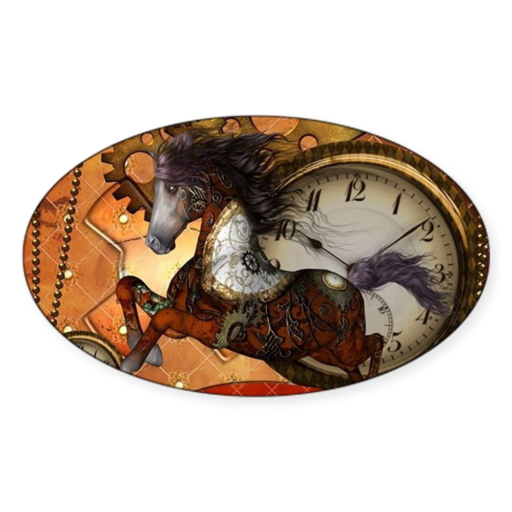 CafePress Magical Mystical Horse Portrait Sticker | 3x3" Or 5x5" Vinyl Bumper/Decal | Durable Outdoor Sticker