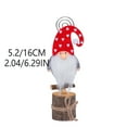 thumbnail image 4 of Muñeco de gnomo Toystoory adorno de Navidad suministros de vacaciones decoración multiusos Patrón de corazón gris, 4 of 6