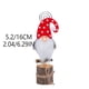 thumbnail image 4 of Muñeco de gnomo Toystoory adorno de Navidad suministros de vacaciones decoración multiusos Patrón de corazón gris, 4 of 6