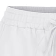 thumbnail image 7 of IROINNID Women's Elastic Waist Tie Cotton And Linen Casual Shorts With Pocket, 7 of 7