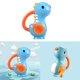 thumbnail image 4 of Dinosaurio de dibujos animados animales juego de rociadores de agua en ducha de agua juguetes de baño de natación Azul perfke Juguetes de baño para niños, 4 of 8