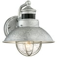 thumbnail image 2 of John Timberland Oberlin Rustic Industrial Farmhouse Outdoor Barn Light Fixture Galvanized Dusk to Dawn Motion Sensor 9" Clear Seedy Glass for Exterior, 2 of 9