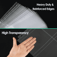 thumbnail image 2 of MaxGear 60 Pack 3.5x5.25 Photo Sleeves for 3 Ring Binder (480 Photos), 4-Pocket Clear Archival Page Protectors, Acid-Free Polypropylene, 8.5 x 11, 2 of 10