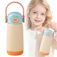 thumbnail image 2 of Clearance Under $10 | Portable Insulated Water Bottle with Locking Lid and Handle for Sports, Travel, and Daily Hydration, Off-White, 2 of 9