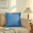 thumbnail image 2 of Mainstays by Becky G. & Alejandra Scallop Decorative Pillow, Blue Eyes, 18" x 18", 2 of 7