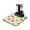 White-492, variant on Chili Dish Drying Mat 16x18in, Spicy Red Chili Peppers Pattern Cute Cartoon Absorbent Kitchen Mat